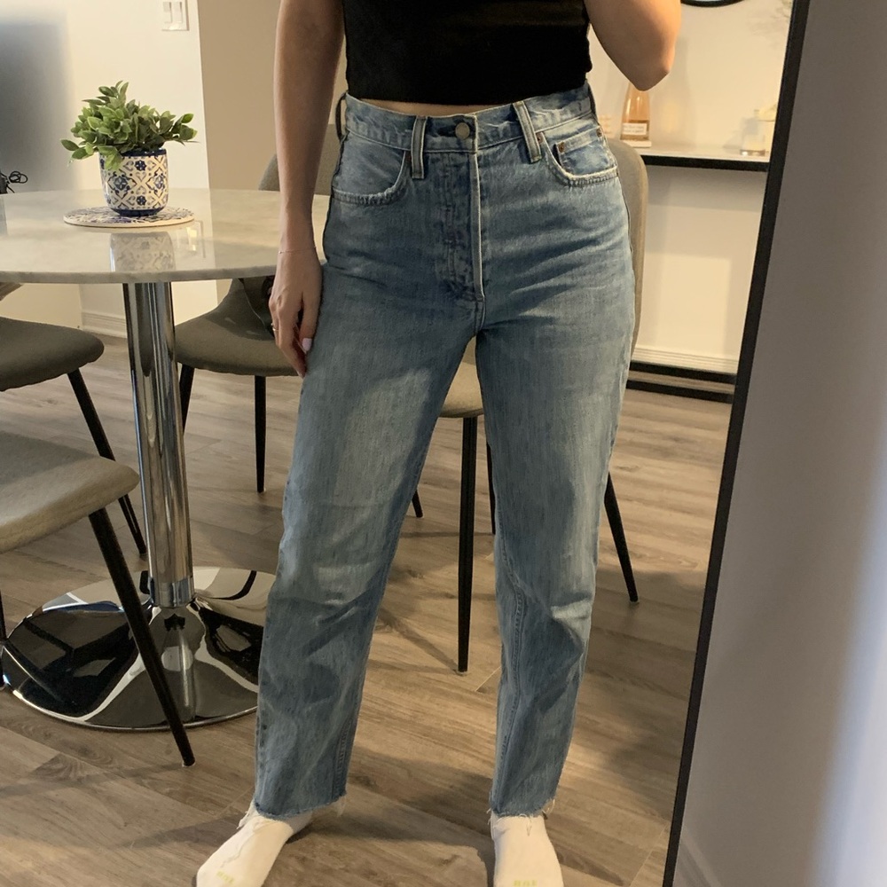 Aritzia Denim forum the BF high rise loose Jean